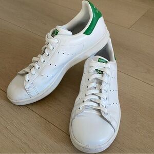 Ultimate Classic Original Cloud White/Green Stan Smith Adidas Shoes Sneakers 8.5
